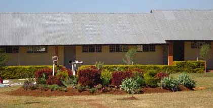 The dormitories at the school